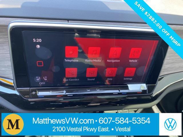 new 2025 Volkswagen Atlas car, priced at $53,000