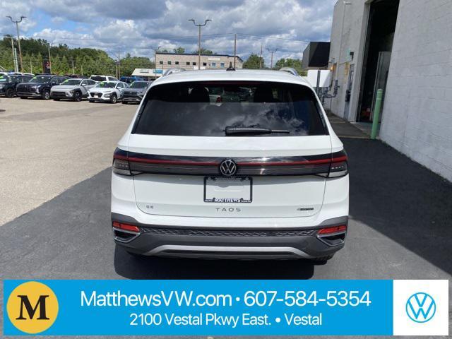 new 2025 Volkswagen Taos car, priced at $32,912
