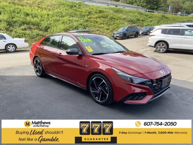 used 2022 Hyundai Elantra car, priced at $23,990