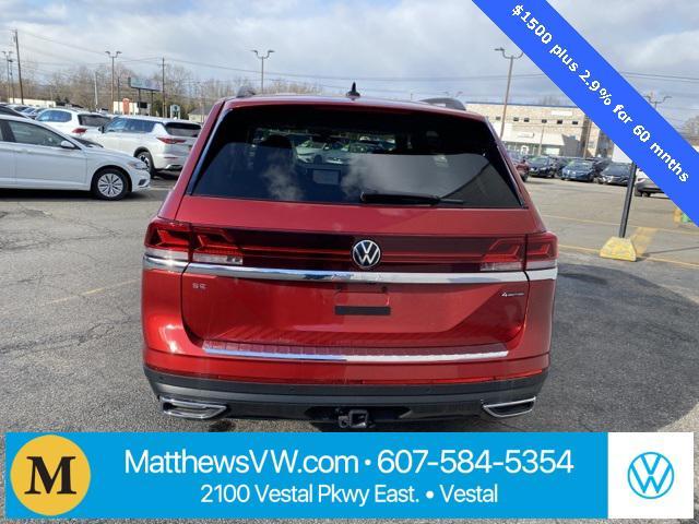 new 2024 Volkswagen Atlas car, priced at $44,511