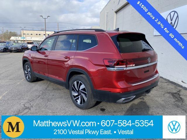 new 2024 Volkswagen Atlas car, priced at $44,511