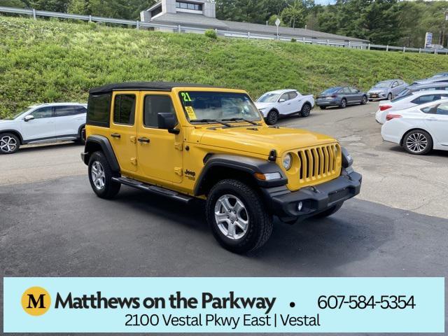 used 2021 Jeep Wrangler Unlimited car, priced at $28,416