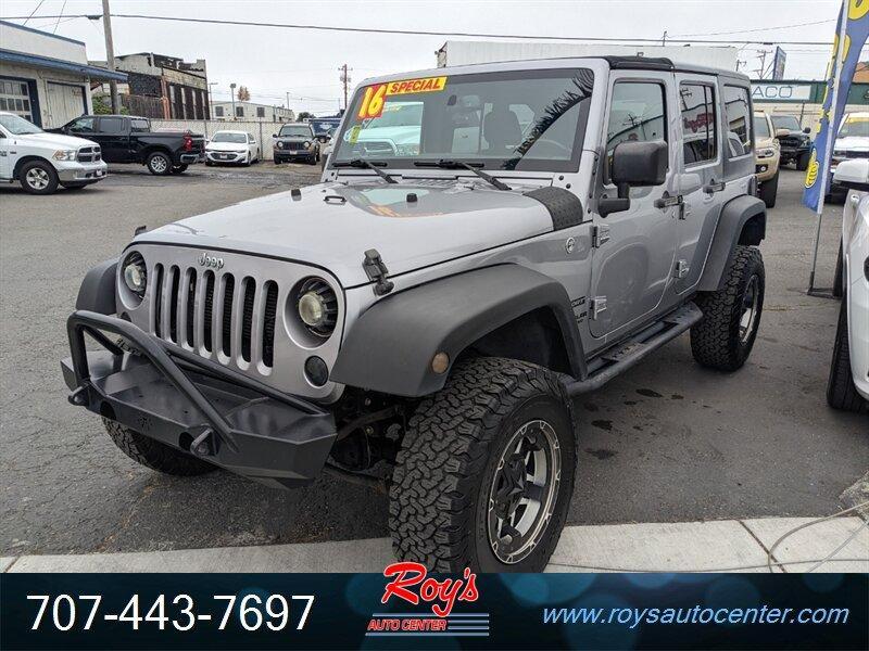 used 2016 Jeep Wrangler Unlimited car, priced at $22,995