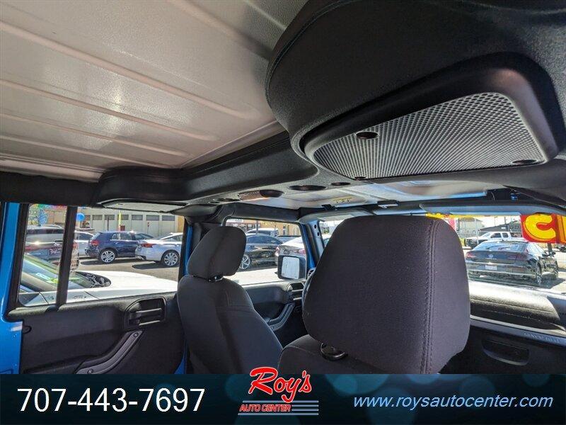 used 2015 Jeep Wrangler Unlimited car, priced at $23,995