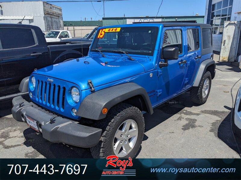 used 2015 Jeep Wrangler Unlimited car, priced at $23,995