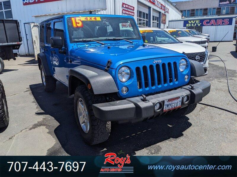 used 2015 Jeep Wrangler Unlimited car, priced at $23,995