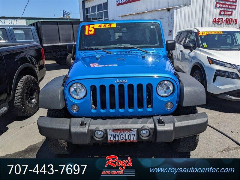 used 2015 Jeep Wrangler Unlimited car, priced at $23,995