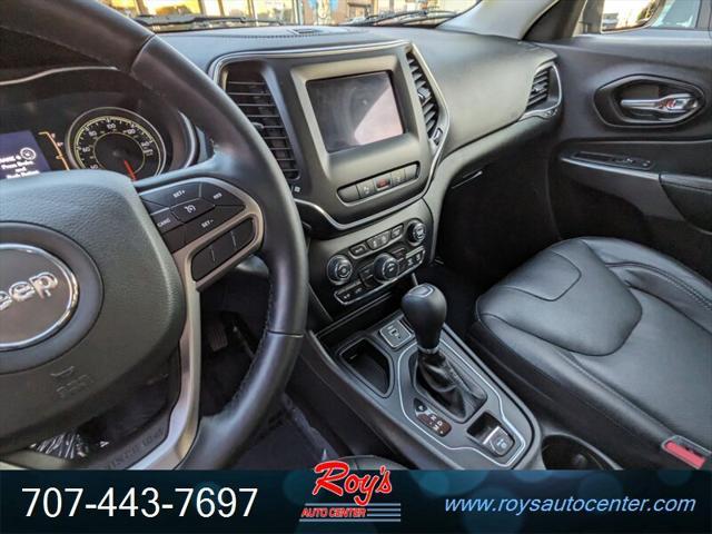 used 2021 Jeep Cherokee car, priced at $21,995