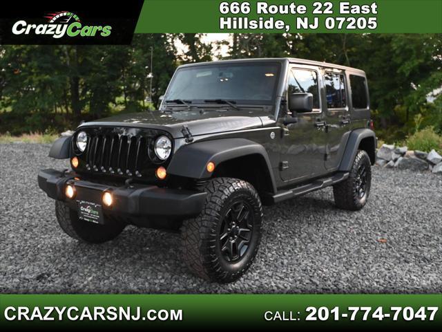 used 2015 Jeep Wrangler Unlimited car, priced at $17,995