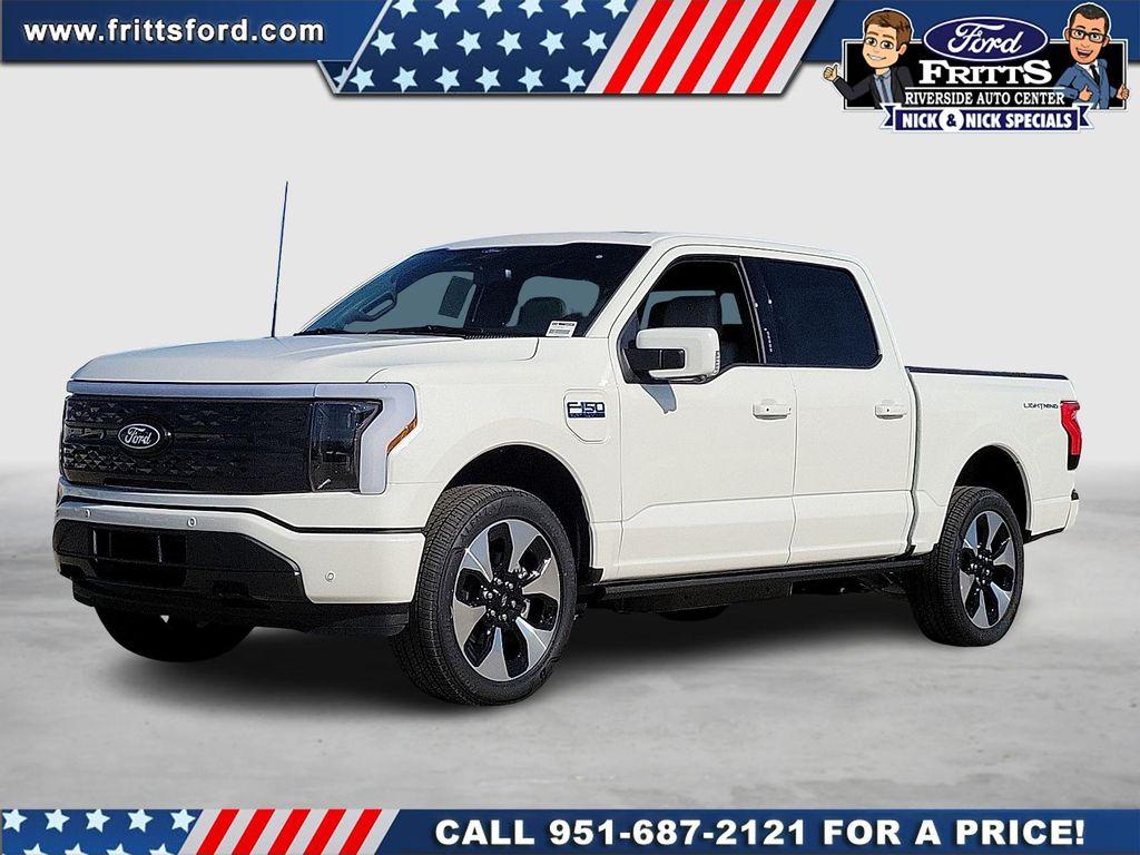 new 2025 Ford F-150 Lightning car, priced at $89,385