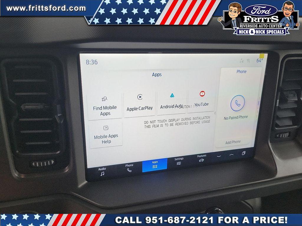 new 2025 Ford Bronco car, priced at $46,809