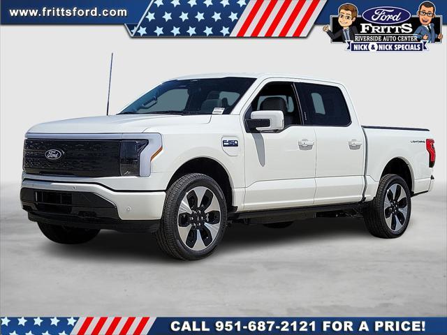 new 2025 Ford F-150 Lightning car, priced at $89,385