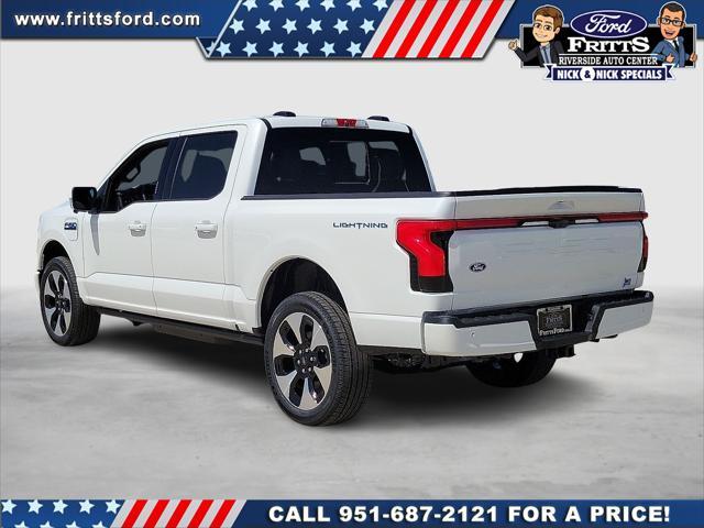 new 2025 Ford F-150 Lightning car, priced at $89,385