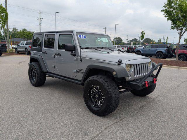 used 2015 Jeep Wrangler Unlimited car, priced at $16,995
