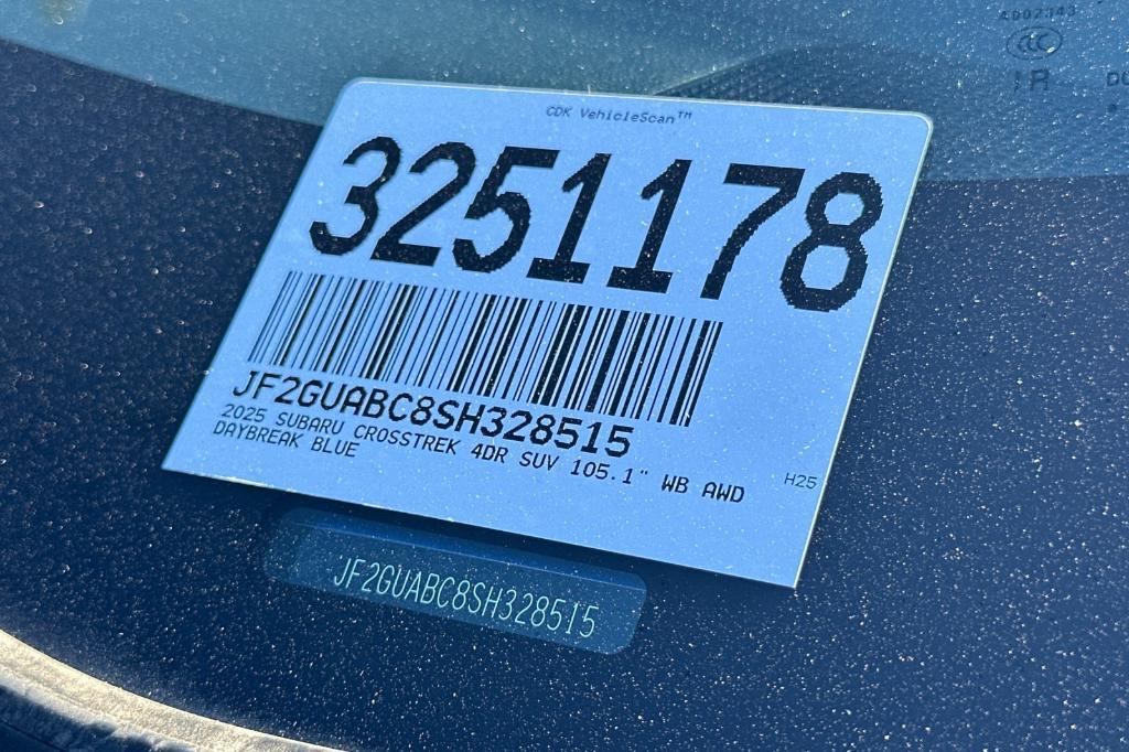 new 2025 Subaru Crosstrek car, priced at $28,643