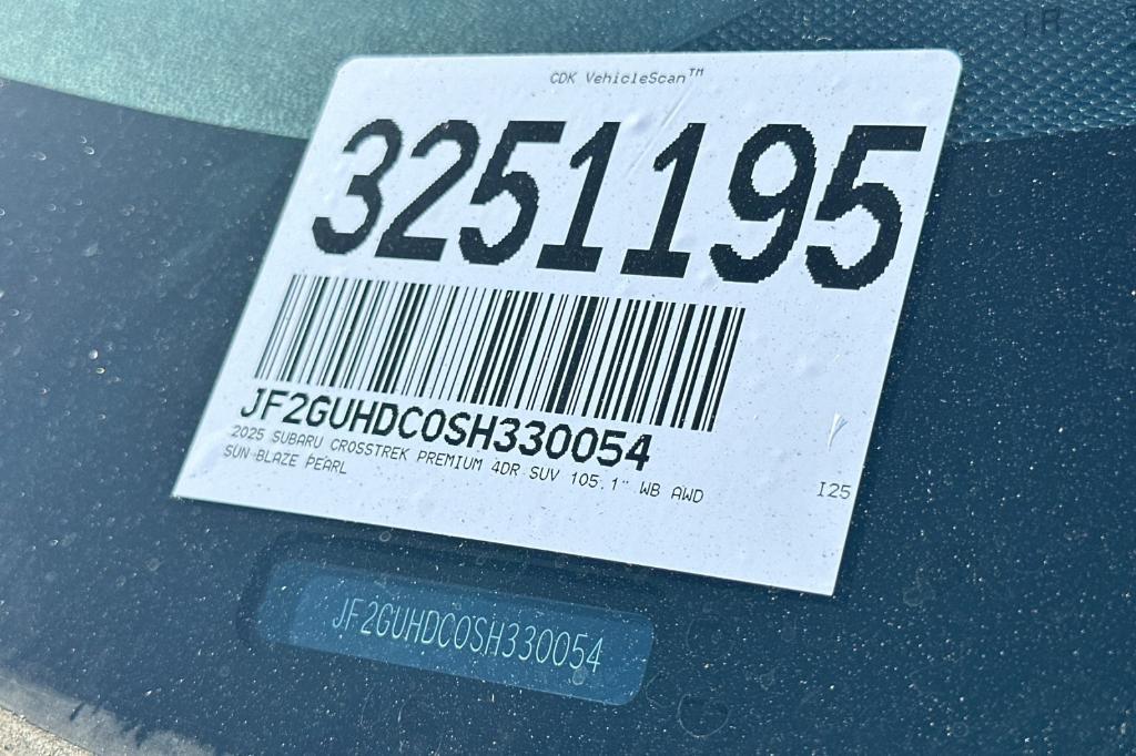 new 2025 Subaru Crosstrek car, priced at $32,276