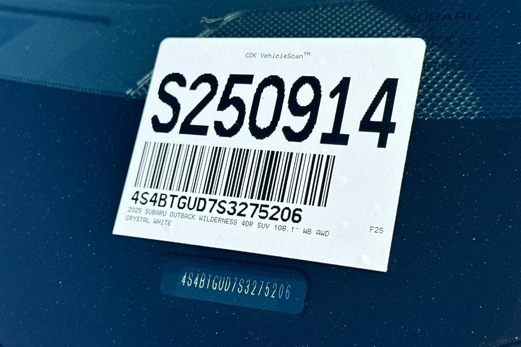 new 2025 Subaru Outback car, priced at $46,280