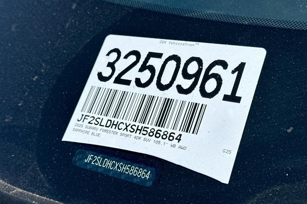 new 2025 Subaru Forester car, priced at $40,563