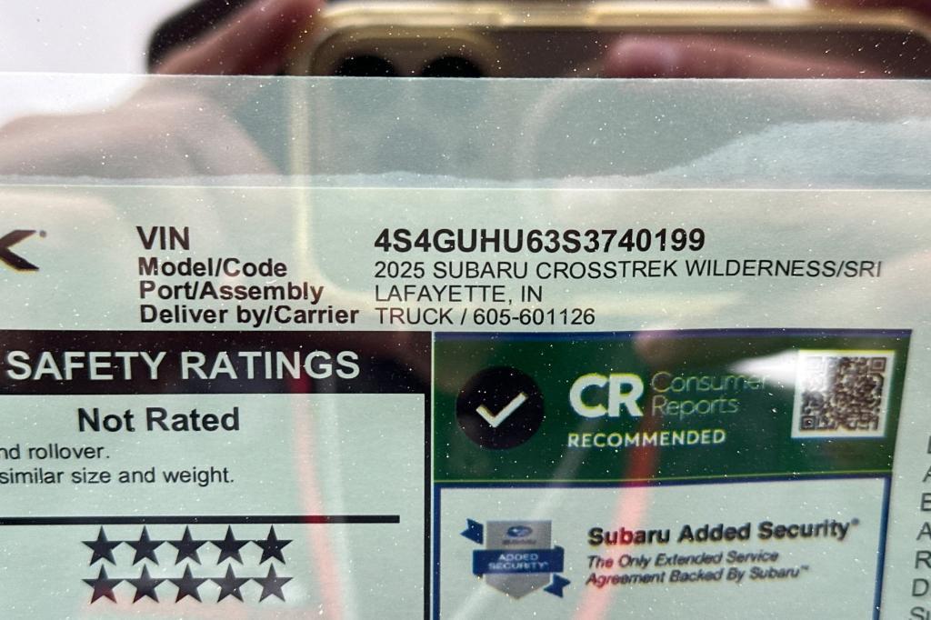 new 2025 Subaru Crosstrek car, priced at $37,625