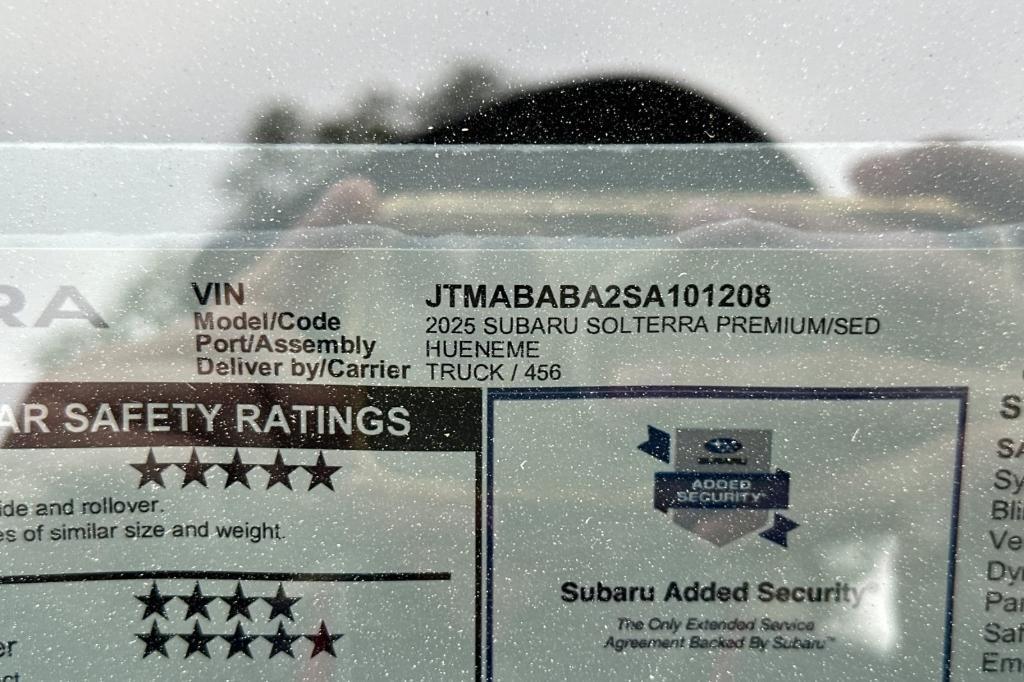 new 2025 Subaru Solterra car, priced at $40,482