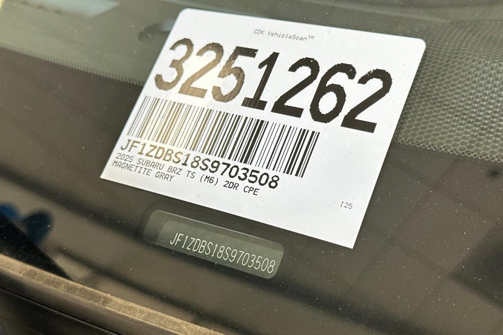 new 2025 Subaru BRZ car, priced at $40,678