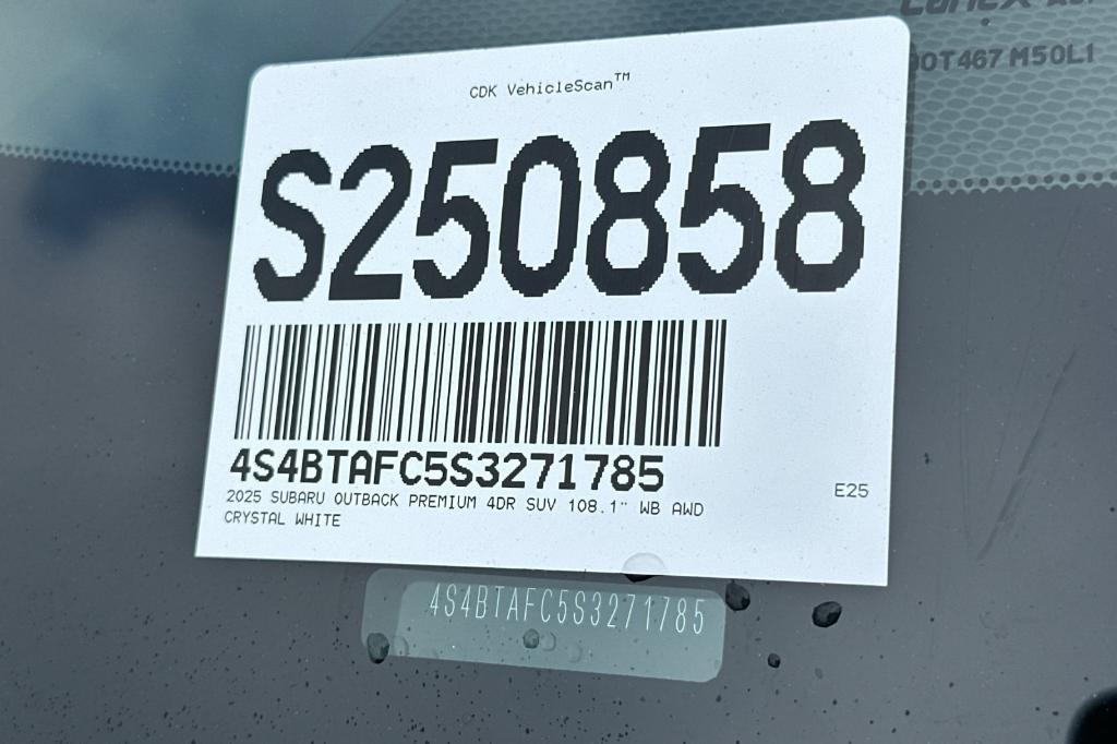 new 2025 Subaru Outback car, priced at $38,208