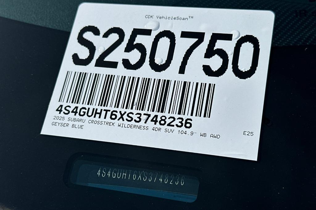 new 2025 Subaru Crosstrek car, priced at $35,422