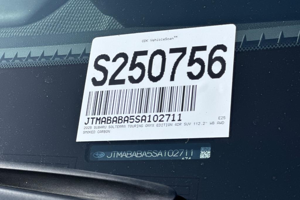 new 2025 Subaru Solterra car, priced at $48,993
