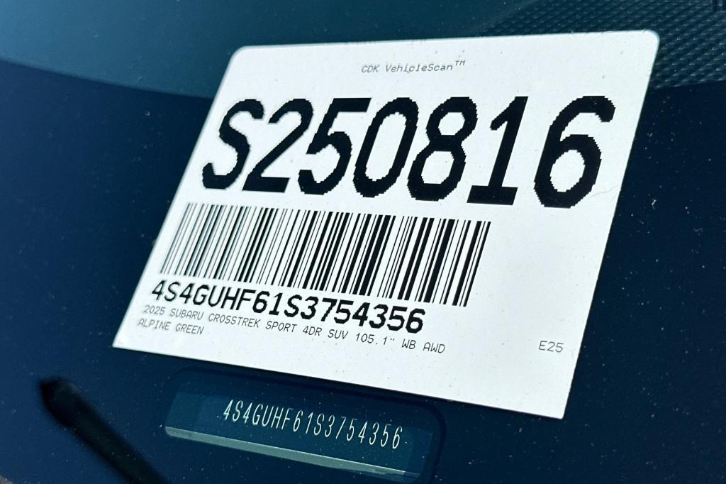 new 2025 Subaru Crosstrek car, priced at $35,200