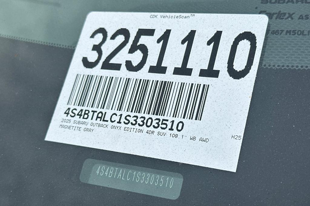 new 2025 Subaru Outback car, priced at $40,188