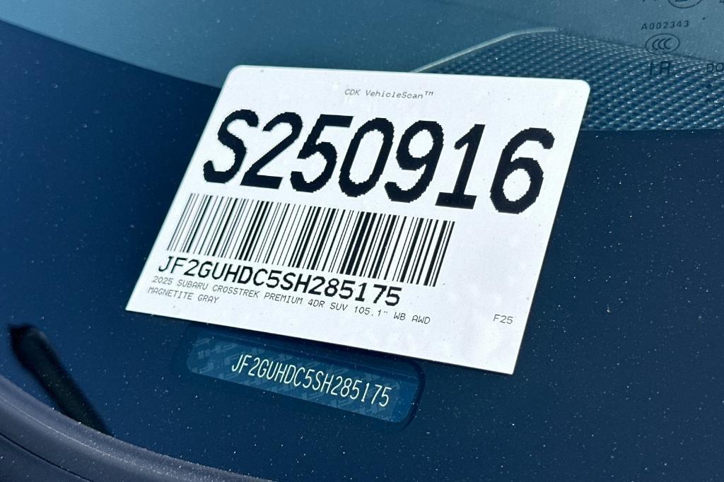 new 2025 Subaru Crosstrek car, priced at $32,432