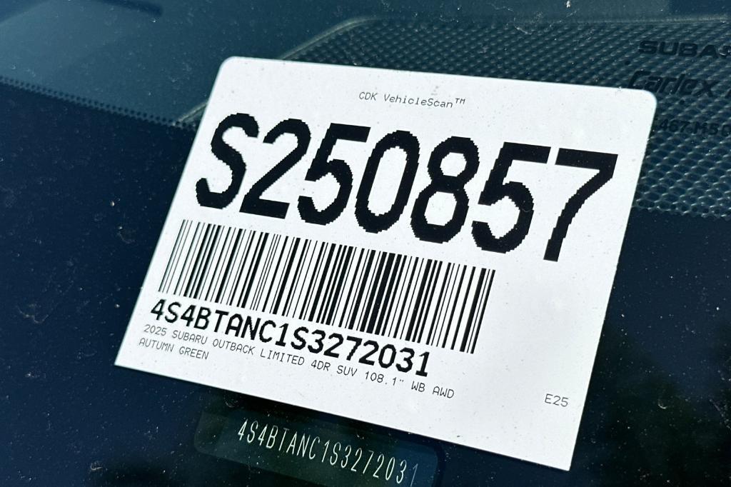 new 2025 Subaru Outback car, priced at $42,465