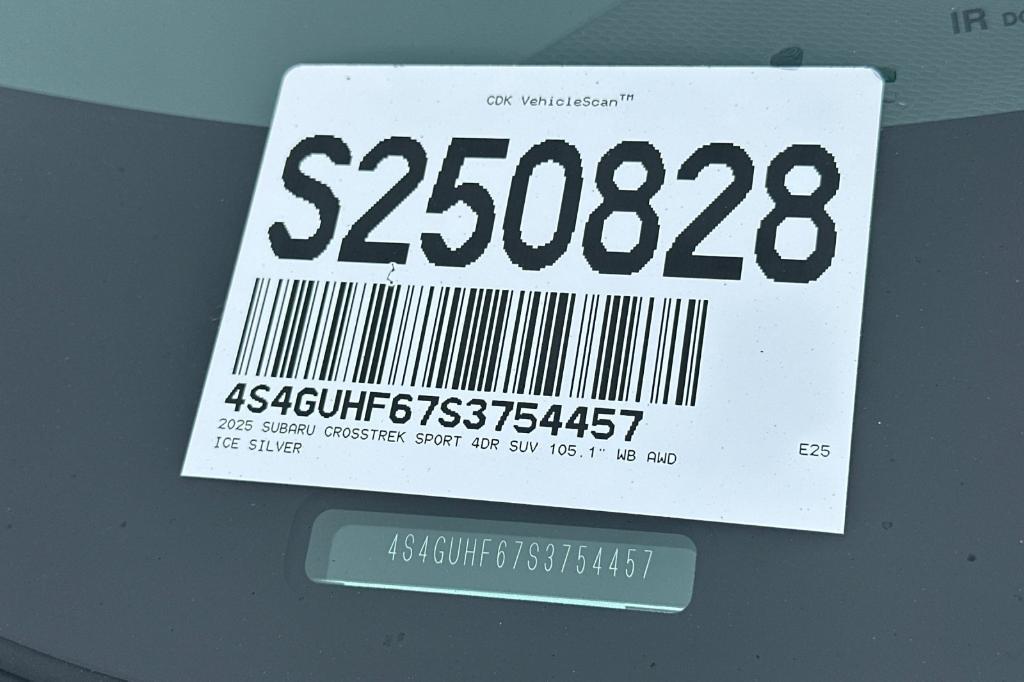 new 2025 Subaru Crosstrek car, priced at $32,885