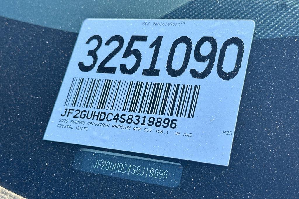 new 2025 Subaru Crosstrek car, priced at $32,480