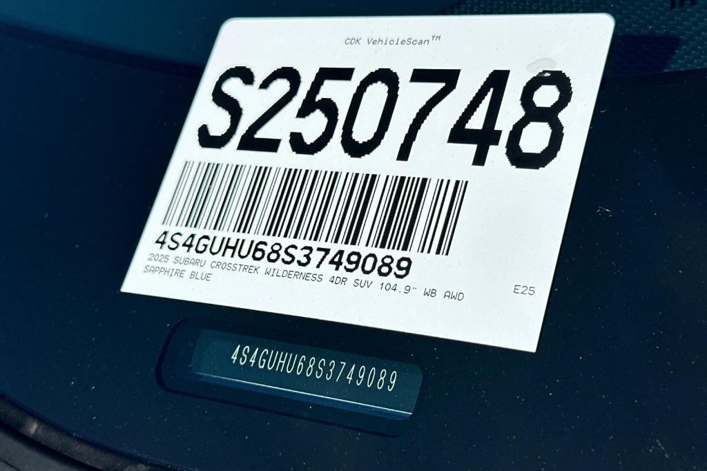 new 2025 Subaru Crosstrek car, priced at $37,692
