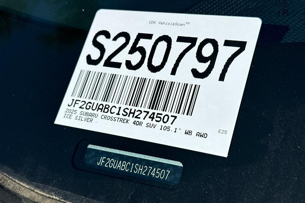 new 2025 Subaru Crosstrek car, priced at $27,686