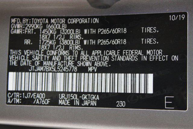 used 2020 Lexus GX 460 car, priced at $41,898