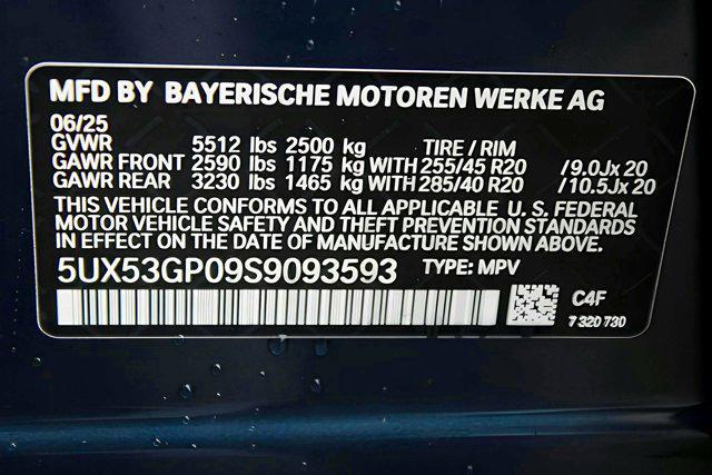 new 2025 BMW X3 car, priced at $59,125