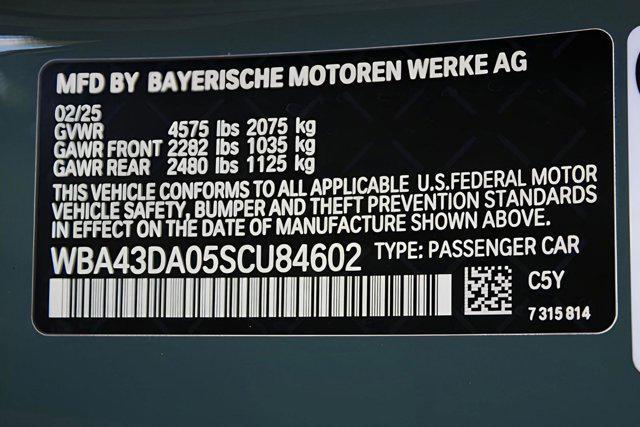 used 2025 BMW 430 car, priced at $54,402