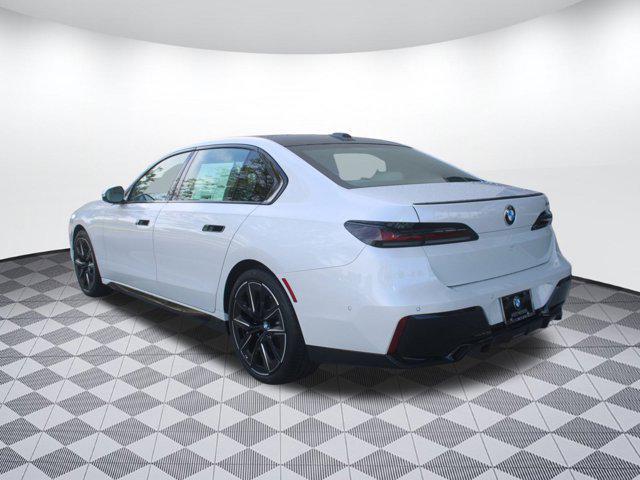 new 2025 BMW 740 car, priced at $110,575
