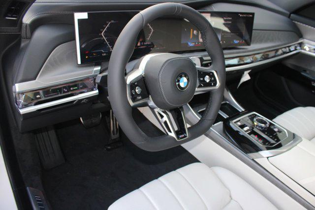 new 2025 BMW 740 car, priced at $110,575