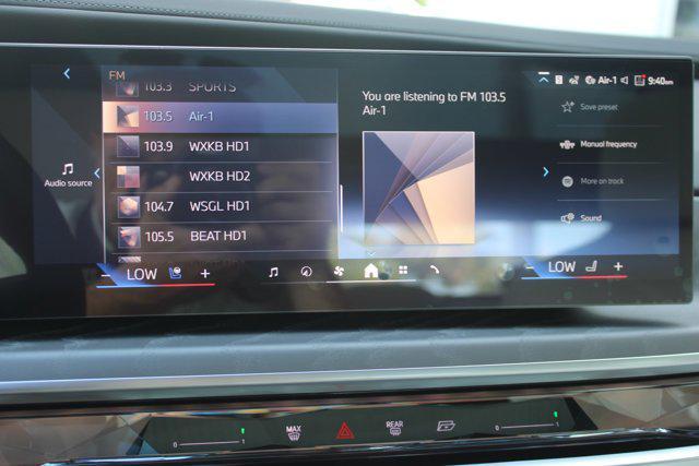 new 2025 BMW 740 car, priced at $110,575