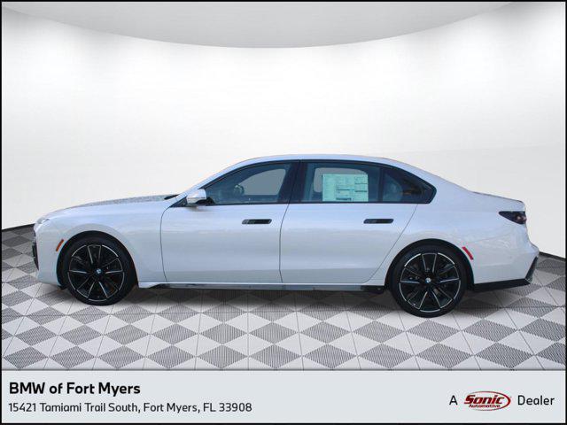 new 2025 BMW 740 car, priced at $110,575