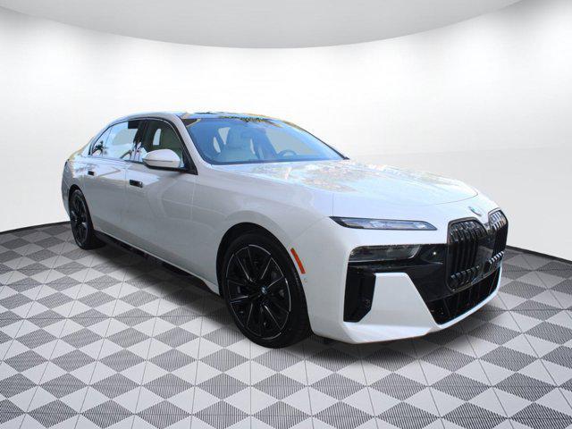 new 2025 BMW 740 car, priced at $110,575