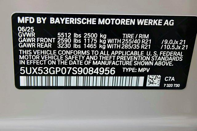 new 2025 BMW X3 car, priced at $63,735