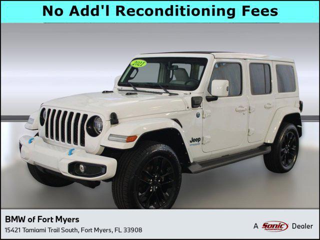 used 2021 Jeep Wrangler Unlimited 4xe car, priced at $30,998
