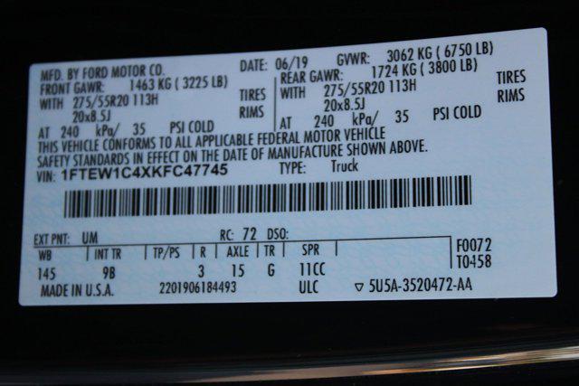 used 2019 Ford F-150 car, priced at $25,999