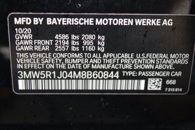 used 2021 BMW 330 car, priced at $19,997