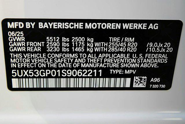new 2025 BMW X3 car, priced at $60,835