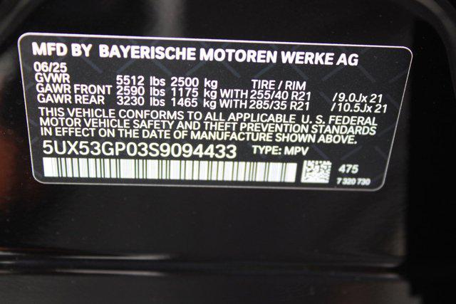 new 2025 BMW X3 car, priced at $62,925